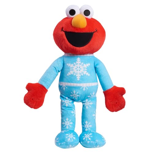 Sesame Street Holiday 15 inch Large Plush Elmo Stuffed Animal Red Super Soft Plush Kids Toys for Ages 18 Month by Just Play 0 belly baby and beyond