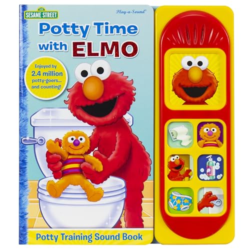 Sesame Street Potty Time with Elmo Potty Training Sound Book PI Kids Board book Sound Book September 3 2016 0 belly baby and beyond