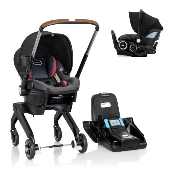 Shyft DualRide with Carryall Storage Infant Car Seat and Stroller Combo Sylva Pink 0 belly baby and beyond