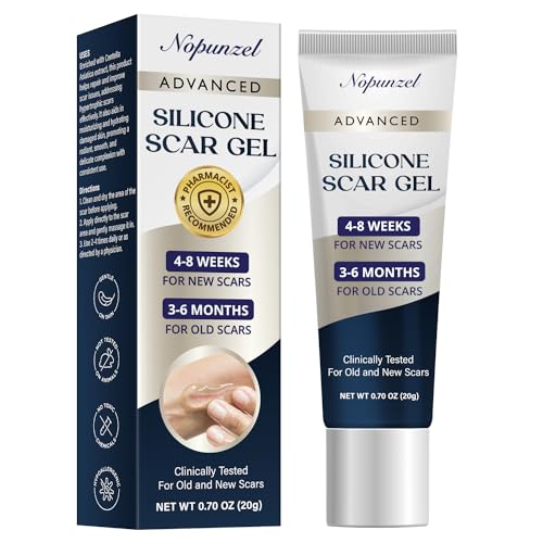 Silicone Scar Gel Silicone Gel for Scars Improve Scar Appearance for Old and New Scars Medical Grade Silicone Advanced Scar Gel Scalds Surgery Injury C Section Stitches Burns 20g 0 belly baby and beyond