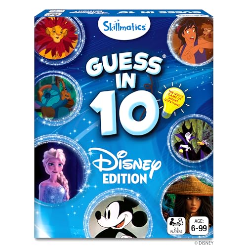 Skillmatics Collectible Card Game Guess in 10 Disney Perfect for Girls Boys Kids Teens Adults Who Love Board Games Cinderella Mickey Mouse Moana Gifts for Ages 6 7 8 9 and Up 0 belly baby and beyond