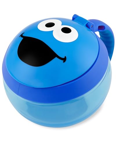Skip Hop x Sesame Street Baby Snack Container Toddler Snack Cup Cookie Monster 0 belly baby and beyond