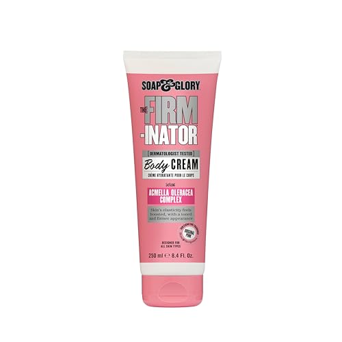 Soap Glory The Firm inator Body Cream Skin Hydration Body Moisturizer with Acmella Oleracea Complex Shea Butter Lotion Sunflower Seed Oil Rich Skin Firming and Tightening Lotion 84 Oz 0 belly baby and beyond