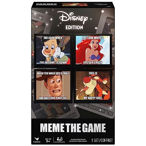 Spin Master Games Meme The Game Disney Version Funny Cards Family Party Travel Activity for Adults and Kids Ages 8 Up 0 belly baby and beyond