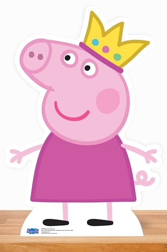 Star Cutouts Official SC959 Crown Mini Cardboard Cutout Peppa Pig Party 90cm Tall Multicolour 0 belly baby and beyond