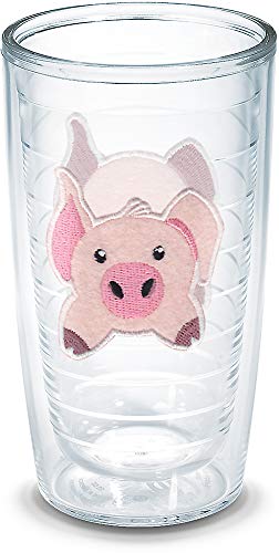 Tervis Front Back Pig Made in USA Double Walled Insulated Tumbler Travel Cup Keeps Drinks Cold Hot 16oz No Lid Clear 0 belly baby and beyond