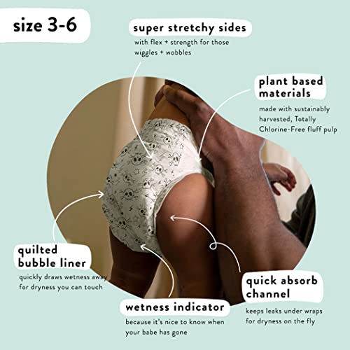 The Honest Company Clean Conscious Diapers Plant Based Sustainable Color Me Paisley Grow Together Club Box Size 6 35 lbs 44 Count 0 2 belly baby and beyond