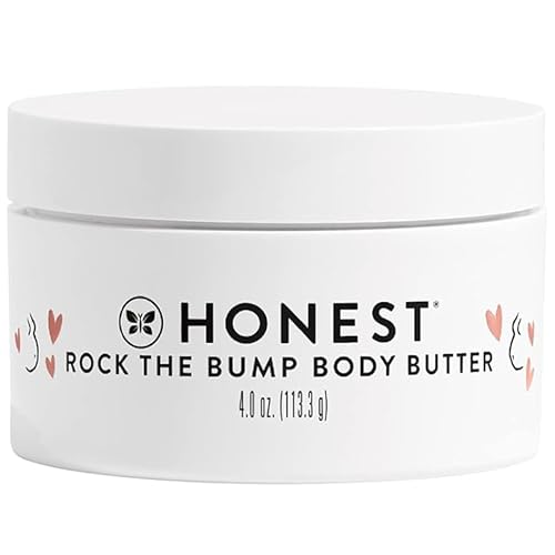 The Honest Company Honest Mama Rock The Bump Body Butter Moisturizing Stretch Mark Cream Shea Butter Avocado Oil Vitamin E 4 oz 0 belly baby and beyond