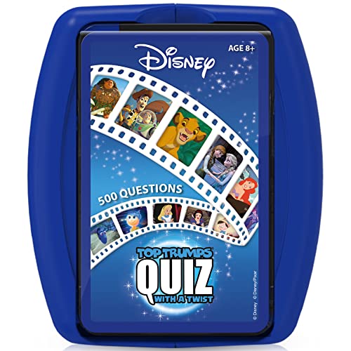 Top Trumps Disney Classic Quiz Game 500 questions to test your knowledge and memory on Frozen Bambi Encanto and Ralph breaks the Internet educational gift for ages 6 plus 0 belly baby and beyond