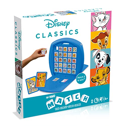 Top Trumps Match Game Disney Animals Family Board Games for Kids and Adults Matching Game and Memory Game Fun Two Player Kids Games Memories and Learning Board Games for Kids 4 and up 0 belly baby and beyond