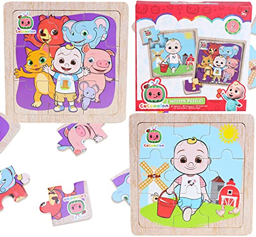 Toyland Cocomelon My First Puzzles Pack of 2 Wooden Jigsaw Puzzles Toddler Toys Age 18 Months 0 belly baby and beyond