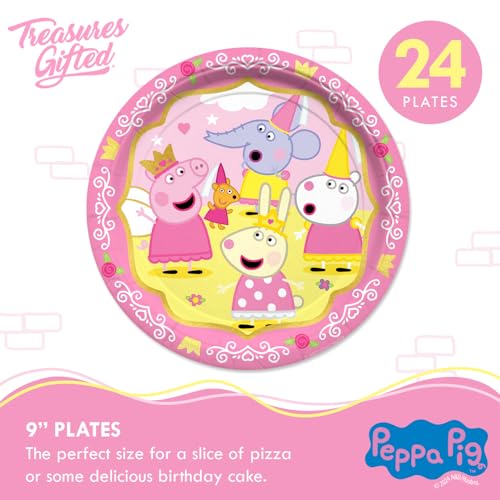 Treasures Gifted Princess Peppa Pig Birthday Party Supplies Serves 24 Guests Starter Peppa Pig Dinner Set Officially Licensed Peppa Pig Party Supplies Peppa Pig Plates Peppa Pig Napkins 0 0 belly baby and beyond