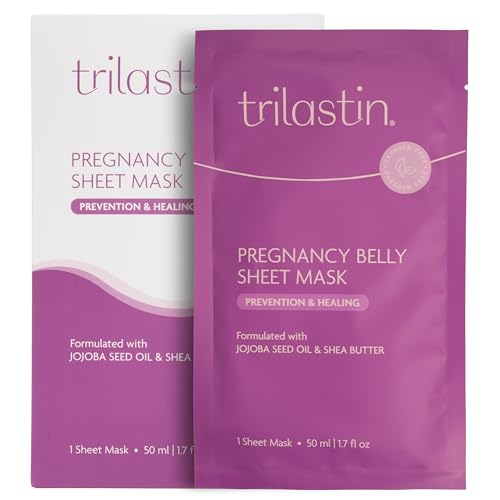 TriLASTIN Belly Masks Belly Masks for Pregnant Women Hydrating Soothing for Itchy Skin Reduces Stretch Marks Safe for Sensitive Skin Paraben Phthalate Free Made in USA 1 Pack 0 belly baby and beyond