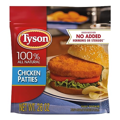 Tyson Fully Cooked Chicken Patties 26 oz Frozen 0 belly baby and beyond