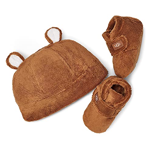UGG Unisex Baby Bixbee Bootie and Beanie Gift Set 0 belly baby and beyond