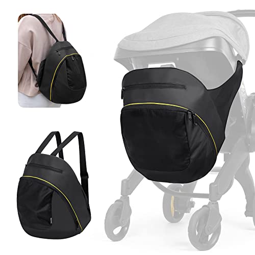 Upperkids Storage Bag Compatible with Doona Infant Car Seat Stroller Stroller Accessories Large Capacity Diaper Bag Easy Access Zipper Design Wearable Backpack Stroller Organizer Bag All Day Bag 0 belly baby and beyond