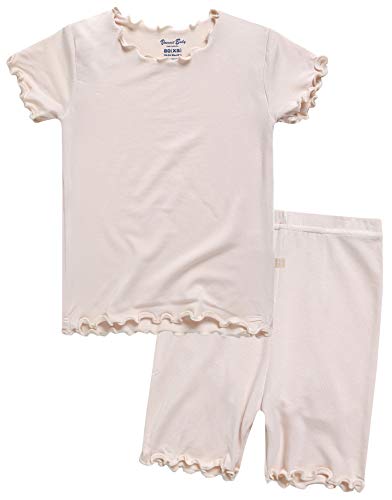 VAENAIT BABY Toddler Kids Girls Boys Sleepwear Pajamas Short Soft Shirring Cool Summer Viscose Pjs 2pcs Set 0 belly baby and beyond