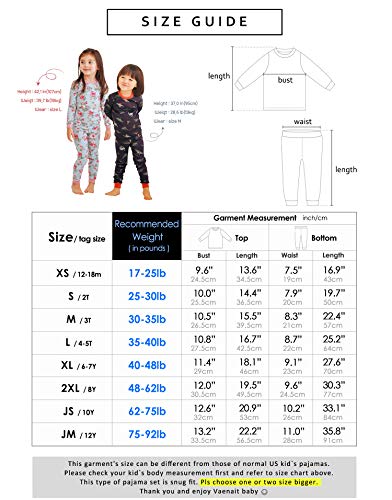 VAENAIT BABY Toddler Kids Junior Girls Boys 100 Cotton Dinosaur Mermaid Pajamas Sleepwear Pjs 0 3 belly baby and beyond