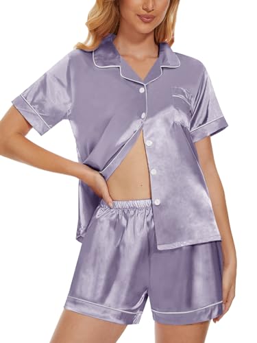 VENTELAN Womens Pajama Set Plus Size Super Soft Short Long Sleeve Top With Pants Two piece Pjs Set 0 belly baby and beyond