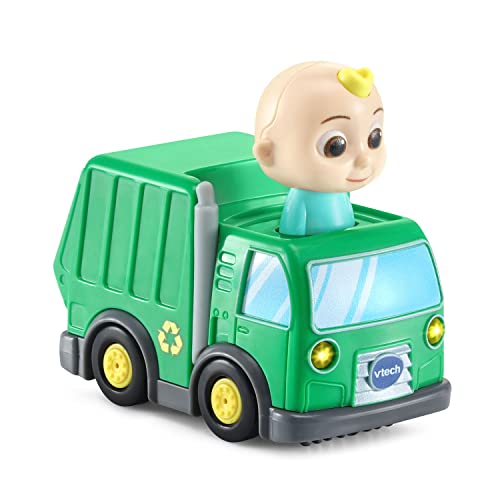 VTech CoCoMelon Go Go Smart Wheels JJs Recycling Truck and Track 0 belly baby and beyond