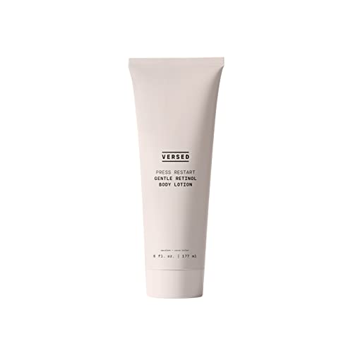 Versed Press Restart Retinol Body Lotion Cocoa Butter Squalane Moisturizer for Dry Skin Firming Body Retinol to Smooth Texture Brighten Skin Body Breakout Treatment 6 oz 0 belly baby and beyond