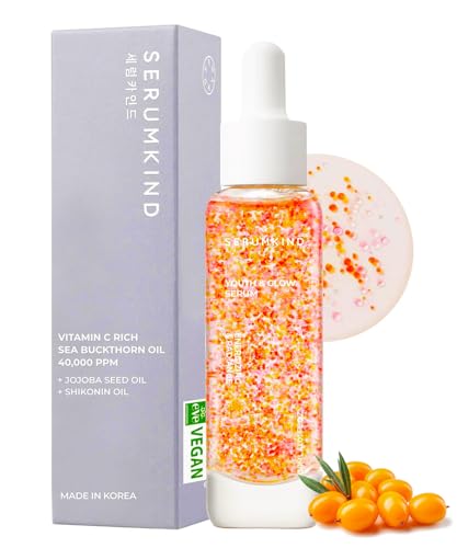 Vitamin C Face Serum for Aging Skin Sea Buckthorn Oil 40000 ppm Antioxidant serum face for skin Korean Facial Serum for Fine Lines Dark spots Even Skin Tone vit c serum 0 belly baby and beyond