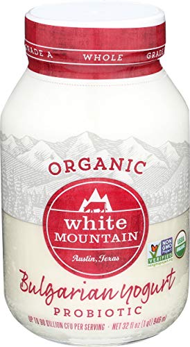 White Mountain Organic Whole Milk Bulgarian Yogurt 32 oz 0 belly baby and beyond