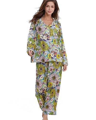 Womens Silk Satin Pajamas Set Button Down 2 Piece Pjs Long Sleeve Oversized Sleepwear with Pockets 0 belly baby and beyond
