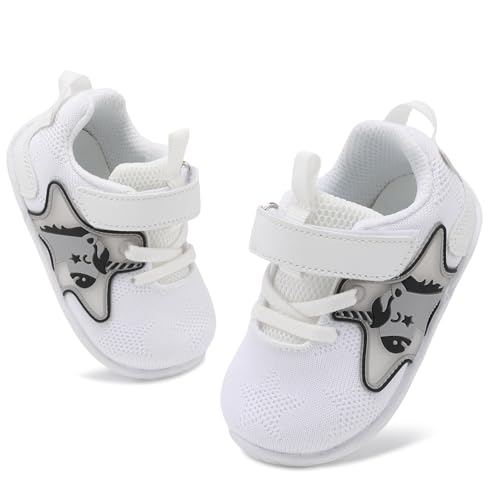 XIHALOOK Baby First Walking Shoes Infant Walker Shoes Toddler Boys Girls Breathable Sneakers Crib Shoes 0 belly baby and beyond