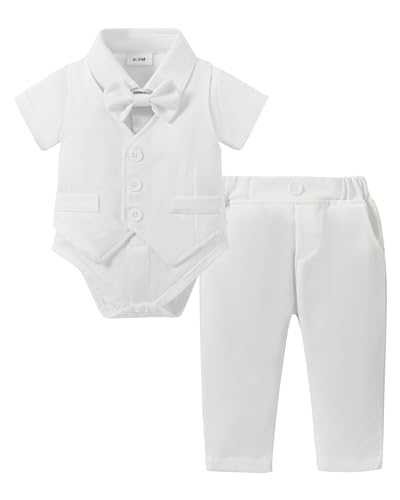 YALLET Baby Boy Clothes Suit Infant Boy Wedding Christening Outfits 4Pcs Set Easter Baptism Outfits for Boys 0 24 Months 0 belly baby and beyond