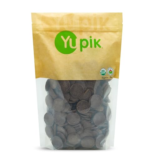 Yupik Organic Cocoa Liquor Wafers 100 Natural Cocoa Paste 22 lb Non GMO Vegan Gluten Free Pack of 1 0 belly baby and beyond