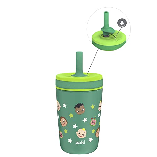 Zak Designs CoComelon Kelso Toddler Cups For Travel or At Home 12oz Vacuum Insulated Stainless Steel Sippy Cup With Leak Proof Design is Perfect For Kids JJ Cody Nina 0 belly baby and beyond
