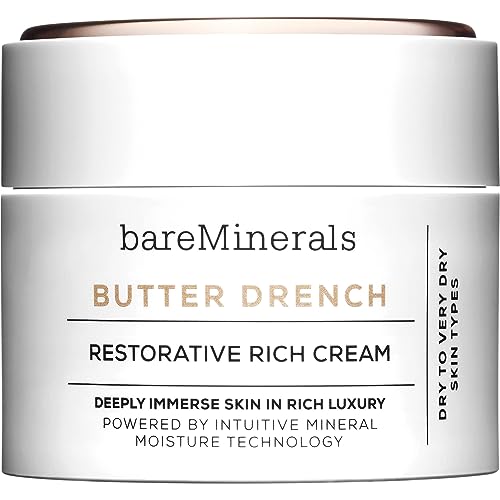 bareMinerals Butter Drench Restorative Rich Face Cream Hydrating Face Lotion Helps Skin Retain Moisture Soothes Dry Skin Non Comedogenic Vegan 0 belly baby and beyond