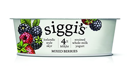 siggis Icelandic Strained Whole Milk Yogurt Mixed Berry 44 oz Single Serve Cup Thick Protein Rich Yogurt Snack 0 belly baby and beyond