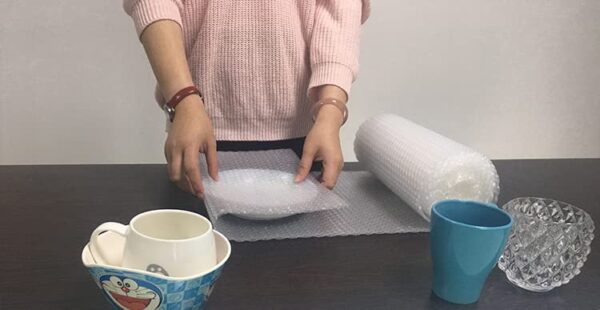 100 feet Small Bubble Cushioning Wrap Perforated Every 12 for Moving Shipping and Packing Wrap for Extra Protection of Fragile Items Glassware Porcelain Dishes Ceramics Ornaments 0 1 belly baby and beyond