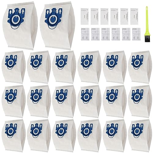 20 Pack 3D Airclean GN Vacuum Cleaner BagsReplacement for Miele Classic C1Complete C1C2C3 S227 S240 S270 S400 S400i S456i S2 S5 S8 Series Vacuum with 6 Motor Protection Filters6 AirClean Filters 0 belly baby and beyond