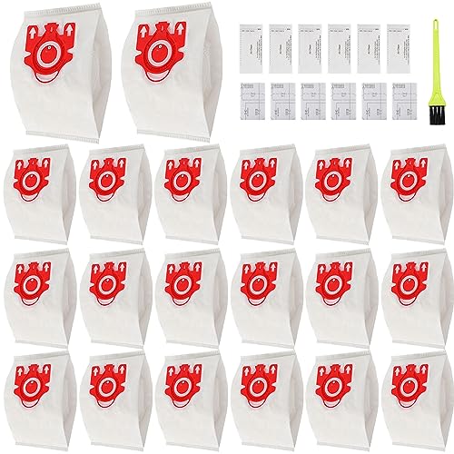 20 Packs 3D Airclean FJM Vacuum Cleaner Bags Replacement for Miele Compact C1 Vacuum BagsCompact C1C2S6000 S6999S4000 S4999S700S500 S578 Vacuum with 6 Motor Protection Filters6 AirClean Filter 0 belly baby and beyond