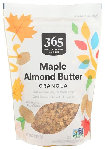 365 by Whole Foods Market Granola Maple And Almond Butter Bag 12 Ounce 0 belly baby and beyond