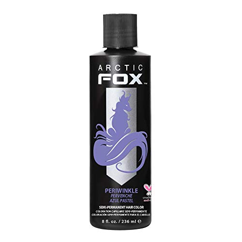 ARCTIC FOX Vegan and Cruelty Free Semi Permanent Hair Color Dye 8 Fl Oz PERIWINKLE 0 belly baby and beyond