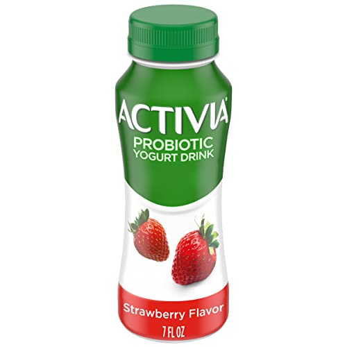 Activia Probiotic Dairy Drink Strawberry 7 oz 0 belly baby and beyond
