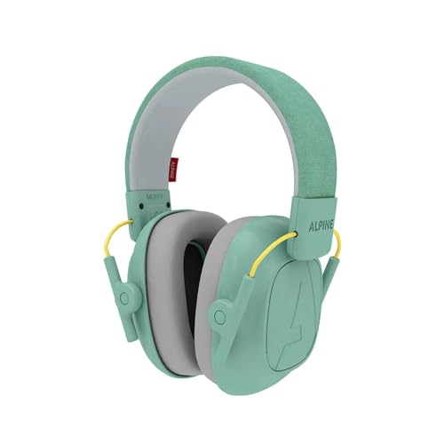 Alpine Muffy Kids Noise Cancelling Headphones for Kids CE ANSI Certified 25dB Sensory Concentration Aid Mint 0 belly baby and beyond