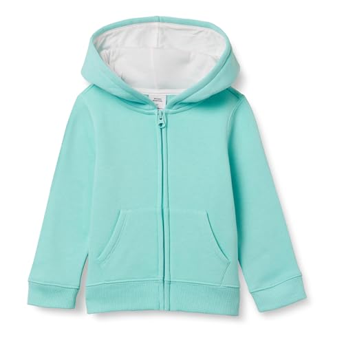 Amazon Essentials Girls and Toddlers Fleece Zip Up Hoodie Sweatshirt 0 belly baby and beyond