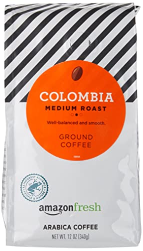 Amazon Fresh Colombia Ground Coffee Medium Roast 12 Ounce 0 belly baby and beyond