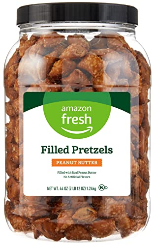 Amazon Fresh Peanut Butter Filled Pretzels 44 oz 0 belly baby and beyond