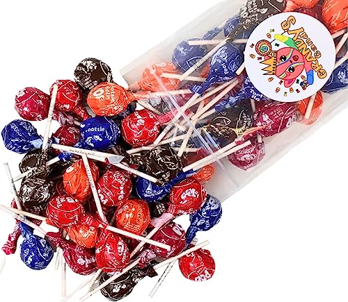 Assorted Fruit Flavored Tootsie Roll Pops Americas Favorite LolliPop with Chocolately Center Classic Bulk Sizes Variety Pack 1 Pound 0 belly baby and beyond