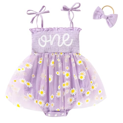 Baby Girl 1st Birthday Clothes One Year Old Tulle Romper Sleeveless Bodysuit Cake Smash Outfits 0 belly baby and beyond