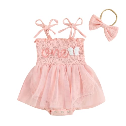 Baby Girl Lace Romper First Birthday Outfit Sleeveless Boho Bodysuit Tutu Dress Photography Summer Clothes 0 belly baby and beyond