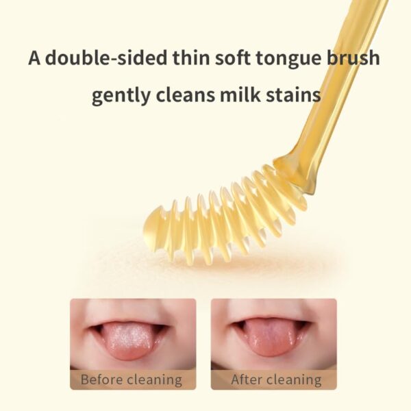 Baby Toothbrush Set Silicone Baby Tongue Cleaner 0 18M Infant 360 Degree Toddler Oral Care Toothbrush Toothbrush Tongue Brush Baby Teether Finger Toothbrush with Cup for Training 0 2 belly baby and beyond