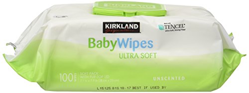 Baby Wipes Unscented Ultra Soft by Kirkland with Flip top Lid 100 Count Pack of 3 0 belly baby and beyond