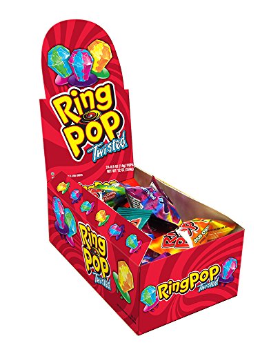 Bazooka Twisted Ring Pop 050 Ounce 24 Count Pack of 1 0 belly baby and beyond